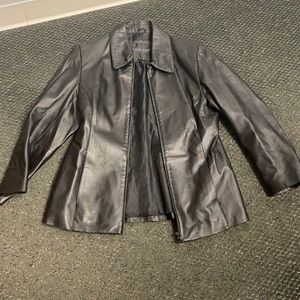 North ridge leather jacket
